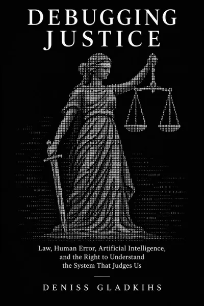 Debugging Justice by Deniss Gladkihs, front cover